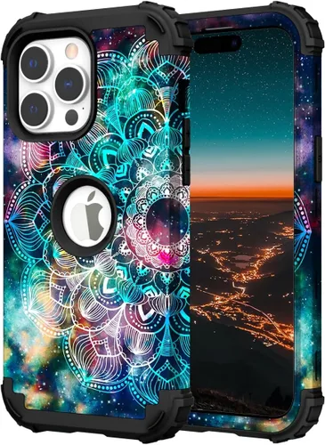 Vista 119 de Hocase Funda para iPhone SE 2022/2020, resistente a prueba de golpes, de plástico duro+goma de silicona, funda protectora híbrida para iPhone SE