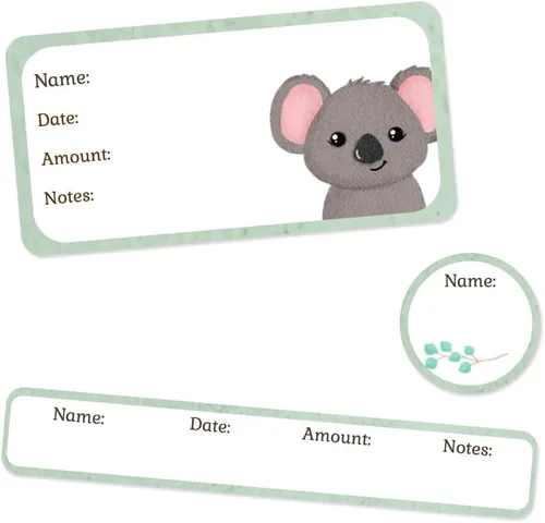 Vista 4 de Etiquetas de Mabel's Labels para biberones del bebé – 24 etiquetas de nombre personalizables y lavables para guardería, almacenamiento de leche