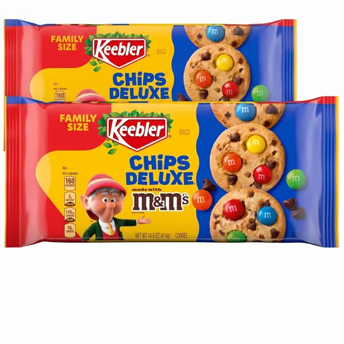 Vista 8 de Keebler Chips - Galletas con chispas de chocolate de lujo con M & M