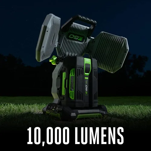 Vista 3 de EGO POWER+ Luz portátil, recargable, hasta 10,000 lúmenes de luz de trabajo, batería y cargador no incluidos - LT1000