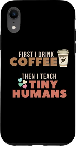 Vista 8 de Funda para iPhone 15 I Teach Tiny Humans Back to School Preescolar Daycare Teacher Case