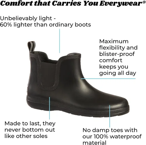 Vista 3 de totes Men's Everywear Chelsea Rain Boots Ankle