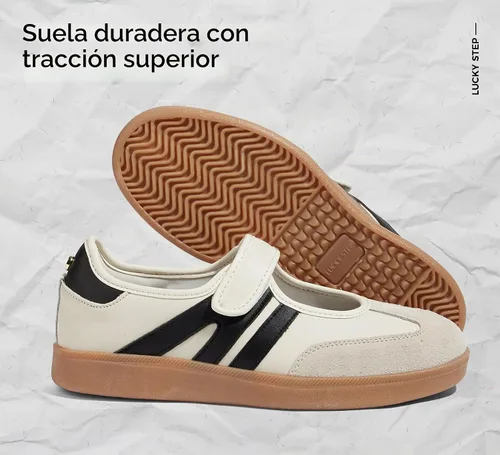 Vista 5 de LUCKY STEP Zapatillas de moda de suela fina para mujer