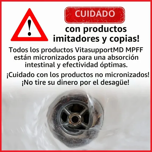Vista 4 de VITASUPPORTMD Fórmula venosa - 60 cápsulas de MPFF micronizado, apoya la función venosa normal