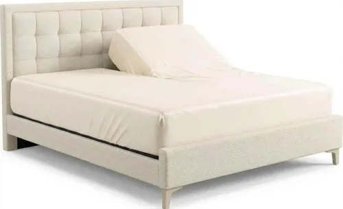 Vista 18 de Royal Tradition Sábana bajera ajustable de viscosa de bambú, tamaño individual XL, bolsillo profundo, sábanas extremadamente suaves, beige sólido