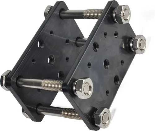 Vista 7 de Soporte de pilar para montacargas y vehículos de almacén – Accesorios de montacargas de acero resistente con adaptador de bola de 1 pulgada