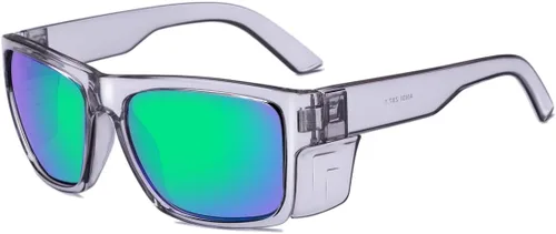 Vista 11 de Gafas de sol de seguridad polarizadas UV400 – Certificado ANSI Z87.1, 100% protección UV, antirreflejos, resistentes a los impactos