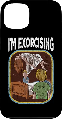 Vista 7 de Funda de nostalgia vintage de película de terror para iPhone 16