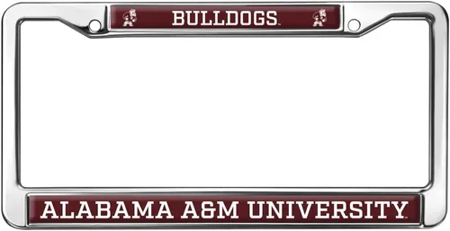 Vista 70 de Texas A&M University - Texarkana Mascot - Marco de metal estándar para placa de matrícula de tamaño completo