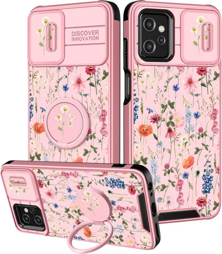 Vista 63 de para Moto G 5G 2023 funda - Cubierta de teléfono linda con corazón para mujeres y niñas, diseño único negro con cubierta deslizante para la cámara
