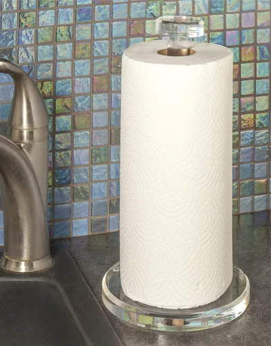 Vista 2 de Soporte dispensador de toallas de papel para encimera, decoración de cocina, accesorios de organización de baño, lavandería, dispensador fabricado