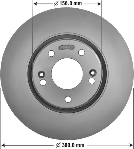 Vista 4 de Goodyear Frenos PRK3626F Kit de Frenos Delanteros Premium con Par (2) de Rotores de Freno Recubiertos AntiOx y Pastillas de Freno Cerámica