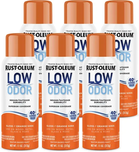Vista 61 de Rust-Oleum - Pintura en aerosol prémium de bajo olor, gris ancla brillante Olor 40% menor que las pinturas en aerosol tradicionales, durabilidad