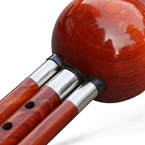 Vista 2 de OrientalMusicSanctuary Profesional Camboyano Rosewood Hulusi - Flauta de calabaza curcubit china (clave de Bb)