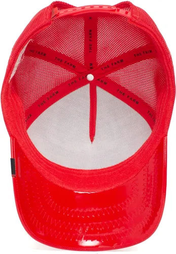 Vista 5 de Goorin Bros. The Farm Unisex High Shine Faux Leather Adjustable Snapback Trucker Hat