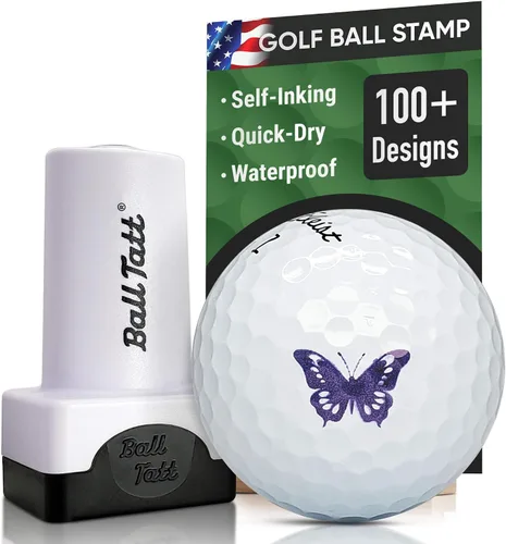 Vista 7 de Sello de pelota de golf - Marcador autoentintado - Herramienta de marcado permanente de secado rápido, sin fugas ni recargas, sello de golf