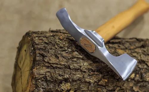 Vista 8 de Bearded/hacha hacha combinado con cuchilla curva para Adze – Bol Makers Tool- Raro.