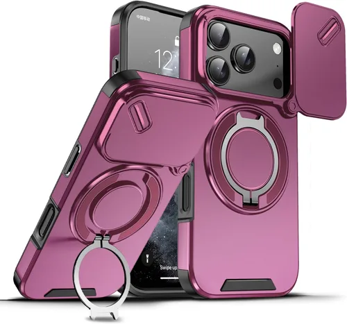 Vista 139 de Dteck Funda para iPhone 16 de 6.1 pulgadas 2024, funda de piel sintética con cierre de botón magnético, ranuras para tarjetas de crédito, función
