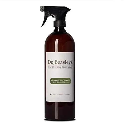 Vista 8 de Dr. Beasley's Microsuede - Removedor de manchas de 12 onzas líquidas, especialmente formulado para gamuza sintética, conserva la suavidad, limpia
