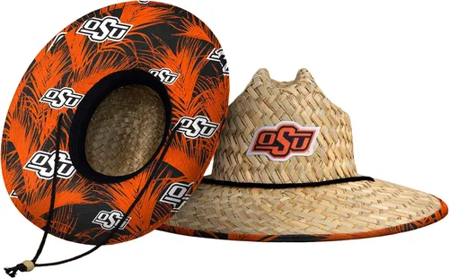 Vista 109 de FOCO - Sombrero de paja con logotipo de equipo universitario de NCAA y estampado floral para hombre