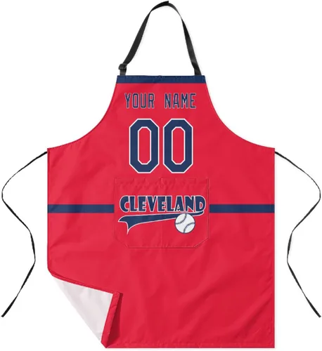 Vista 13 de ANTKING Custom Apron with Pocket Custom Any Name and Any Number Gifts for Dad Men Fans