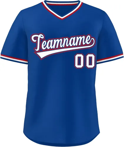 Vista 18 de KXK - Camiseta de béisbol personalizada con nombre y número cosidos, estilo Hip Hop, con cuello en V, atlética, para hombres, mujeres y jóvenes