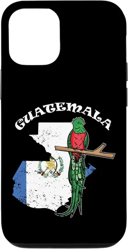 Vista 26 de Funda de recuerdo para iPhone 16 Quetzal de Guatemala con bandera de Guatemala