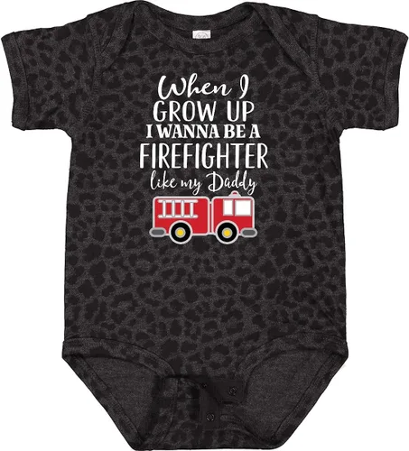Vista 8 de inktastic Body de bebé Future Firefighter Like Daddy