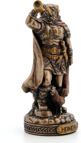 Vista 7 de Veronese Design Figura miniatura de Dioses nórdicos (Heimdall, bronce)
