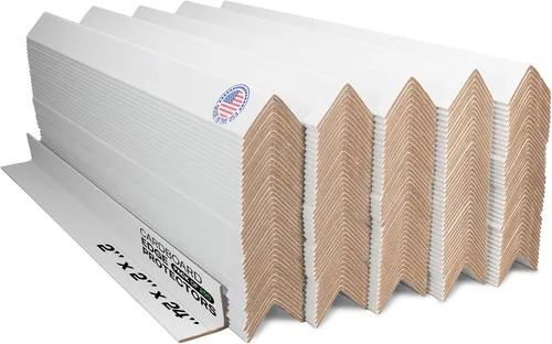 Vista 31 de IDL Packaging Protector de borde de cartón negro de 2 x 2 x 48 pulgadas (paquete de 20) – Protectores de esquinas para envío, almacenamiento