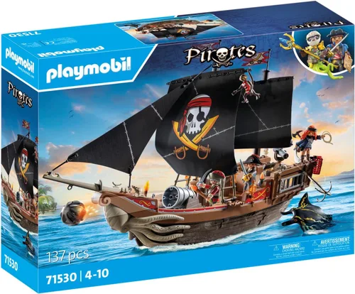 Vista 2 de Playmobil Piratas: Gran Barco Pirata