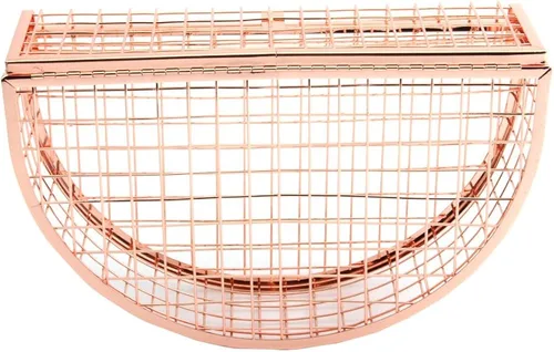 Vista 6 de LETODE Women's Elegant Chain Cross-body Bag Metal Hollow Cage Clutch
