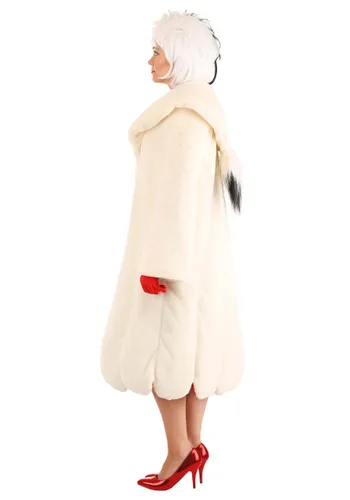 Vista 7 de Disfraz de Abrigo Cruella De Vil para Mujer de 101 Dálmatas de Disney Multicolor