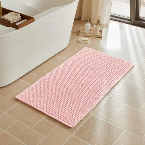 Vista 59 de Triohero Tapete de baño con diseño de gofre, tapete de baño pequeño y bohemio, antideslizante, lavable, ultra suave, súper absorbente, de secado