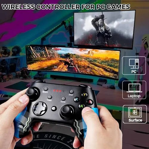 Vista 4 de Wuzcon Wireless Controller for iPhoneAndroidWindows PS3,4 Steam DeckSwitch, Bluetooth Mobile Gaming Controller Gamepad for XBox Cloud Gaming and PS