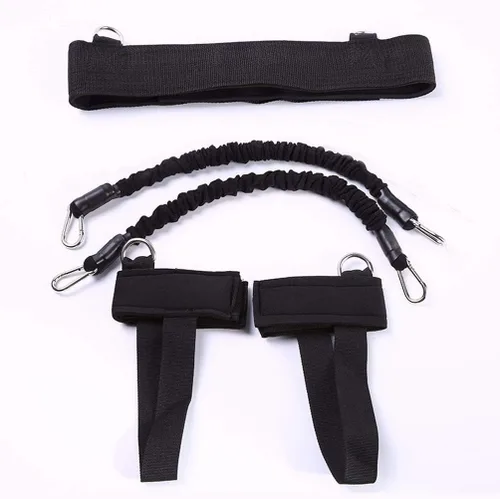 Vista 4 de Entrenador de Salto Vertical Bandas de Resistencia para Salto Fuerza de Piernas Baloncesto Voleibol Fútbol Americano Tenis Entrenamiento de Agilidad