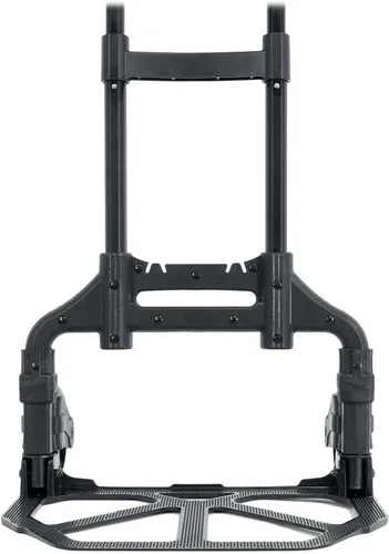 Vista 5 de Rockville GigMate - Carrito de mano de aluminio para DJ/músico de 154 libras, se pliega en plano, ruedas de goma grandes, cuerda elástica incluida