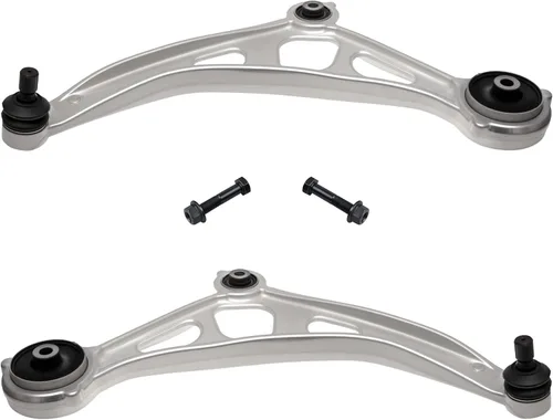 Vista 19 de TUCAREST 2 piezas K620354 K620355 izquierda derecha delantera inferior brazo de control y conjunto de rótula compatible con 2000-2003 Ni-ssan