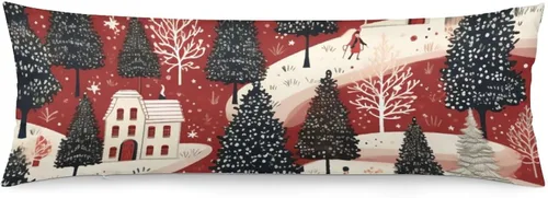 Vista 8 de Funda de almohada corporal de pulpo con barco, vela vieja en olas del océano, funda de almohada corporal de 20 x 54 pulgadas, funda de almohada
