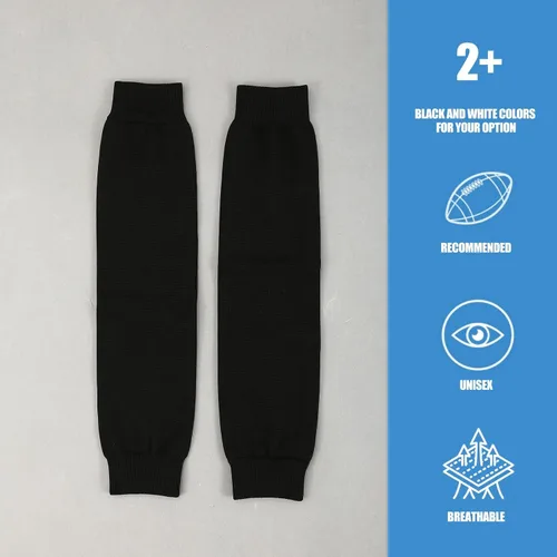 Vista 3 de Yxmeiguo Mangas de compresión de pantorrilla - Mangas para piernas para fútbol, correr y deportes - atletas adultos, color negro