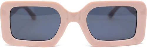 Vista 8 de SA106 Gafas de sol de plástico de moda mínima rectangular estrecha para mujer