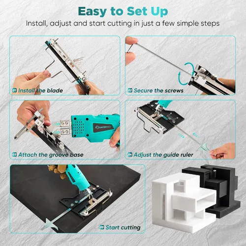 Vista 7 de SakerNeo Kit eléctrico del cortador de la espuma del cuchillo caliente