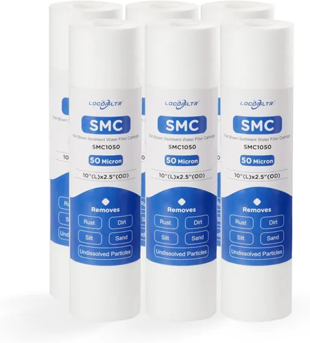 Vista 9 de Cartucho de filtro de sedimentos de polipropileno hilado de 10 micras para toda la casa de 10" x 2.5", reemplazo para RS14, RS14-SS, PD-10-934