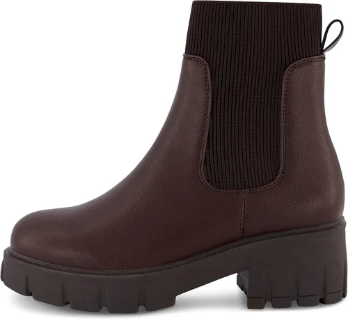 Vista 2 de CUSHIONAIRE Botas Chelsea sin cordones Sparks para mujer + espuma viscoelástica, anchos disponibles