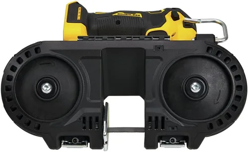 Vista 3 de DEWALT ATOMIC 20V MAX - Sierra de cinta compacta sin escobillas sin escobillas de 1-3/4 pulgadas, solo herramienta desnuda (DCS377B)
