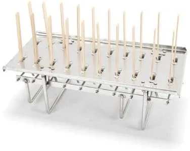 Vista 4 de Juego de moldes de helado de acero inoxidable 20/30 cavidades caseros para helados (20 unidades/modelo A)