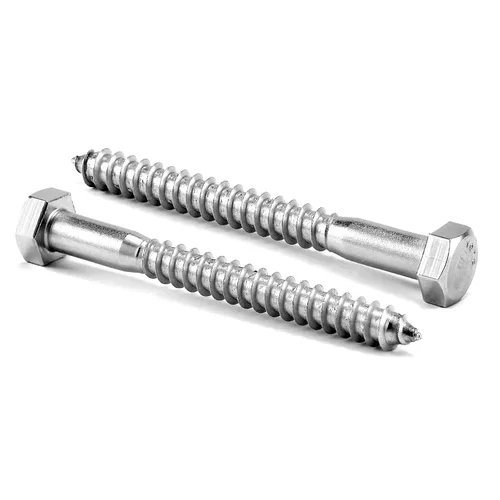 Vista 13 de Tornillos de cabeza hexagonal de 1/2" x 2" con rosca parcial, 10 piezas de acero inoxidable 304 18-8, tornillos hexagonales para madera de SG TZH