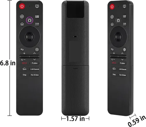 Vista 8 de Reemplazo para LG MR25GA Magic Remote – Control remoto de voz universal para televisores inteligentes LG OLED QNED UHD LED