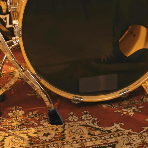 Vista 8 de 3pcs Black Rubber Drum Rack Leg Covers for Stable Drum Set Floors