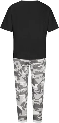 Vista 4 de DssFDGR Suéter ajustado con cuello de solapa de moda para mujer, pantalones de punto a rayas, conjuntos de 2 piezas